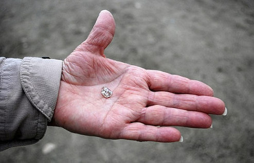 女子竟在公园挖出3.69克拉钻石！称是祈祷成果
