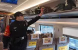新春走基层·记者体验360行|春运列车上的5000步：新华社记者给“00”后乘警当助手