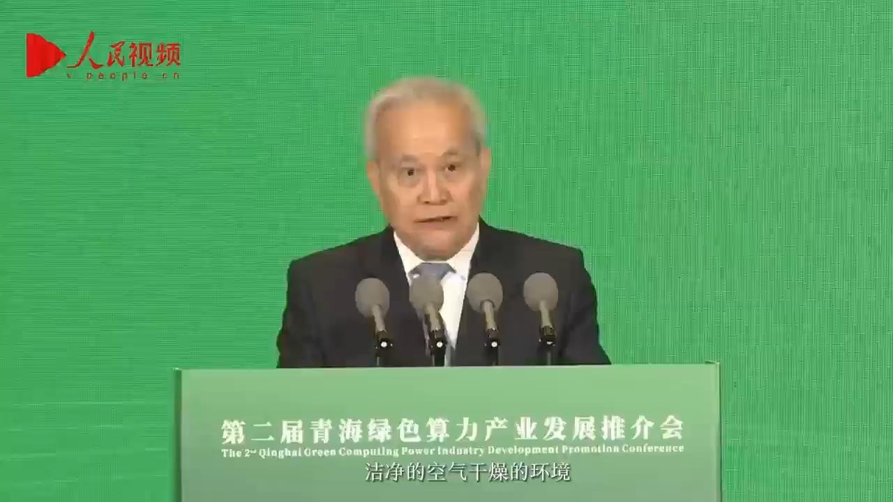 王钦敏：发展绿色算力产业 青海资源禀赋独特