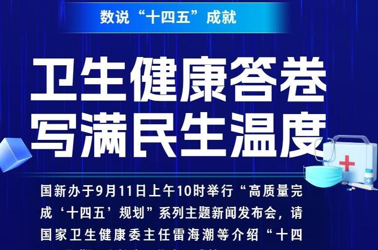 数说“十四五”成就丨卫生健康答卷写满民生温度