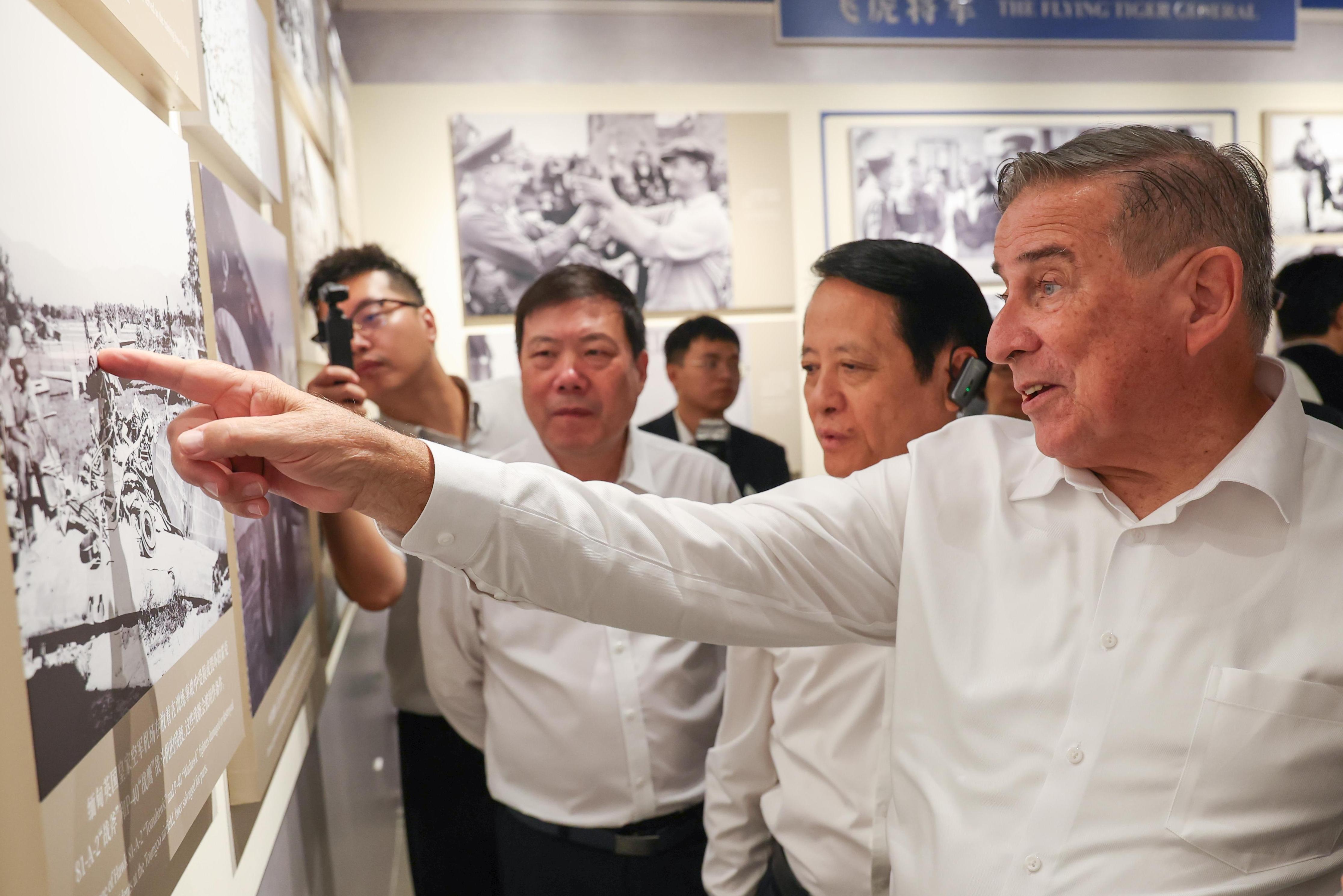 “历史的天空——飞虎队与中国抗战历史图片展”在重庆开幕
