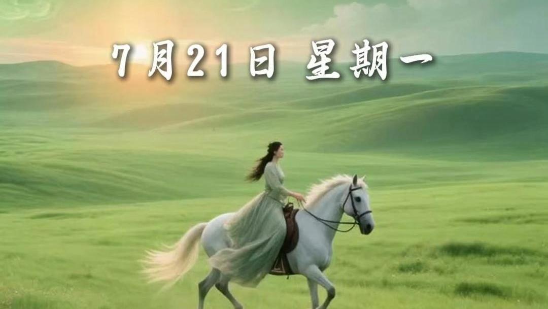 #早安青海 | 7月21日，星期一。愿你今天的每一步都有驰骋的力量，心中有旷野，眼底有晨光。