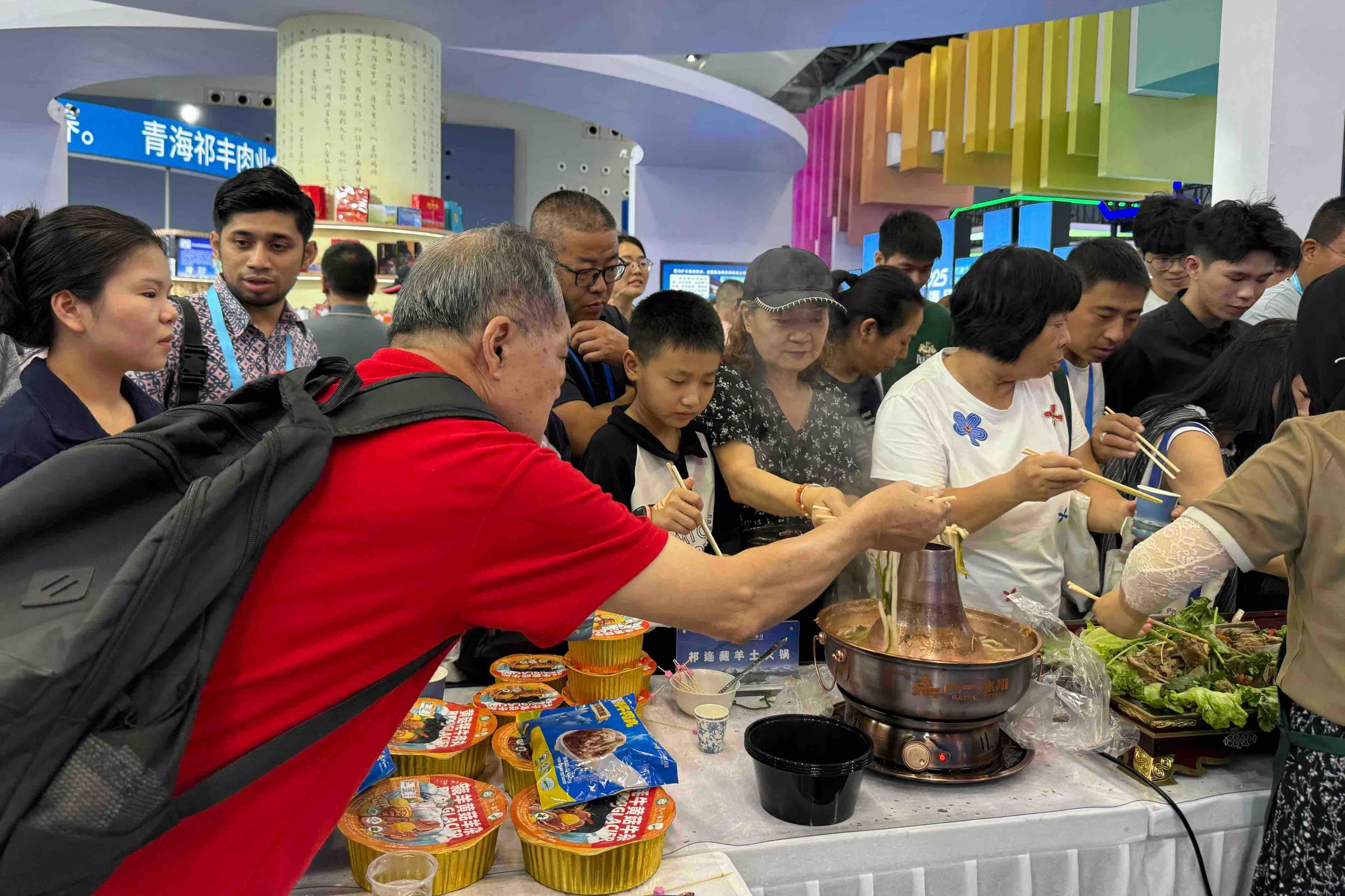 湟中暖锅，广博会上的青海“文化名片”