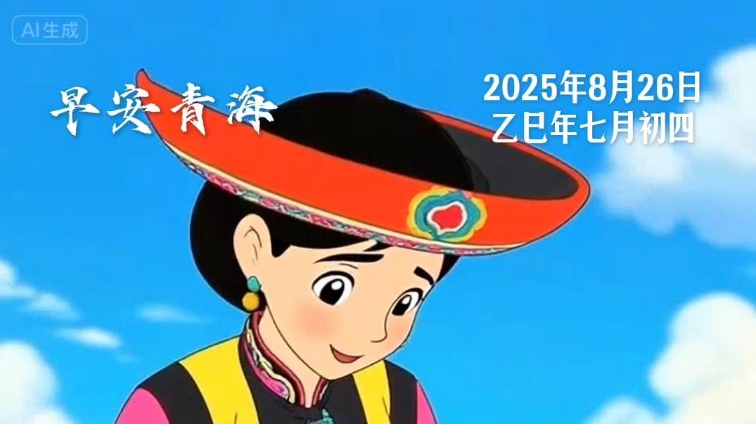 #早安青海 | 8月26日，星期二。土族阿姑指尖生花，七彩丝线绣出旭日与霞光。早安，一针一线皆传承！