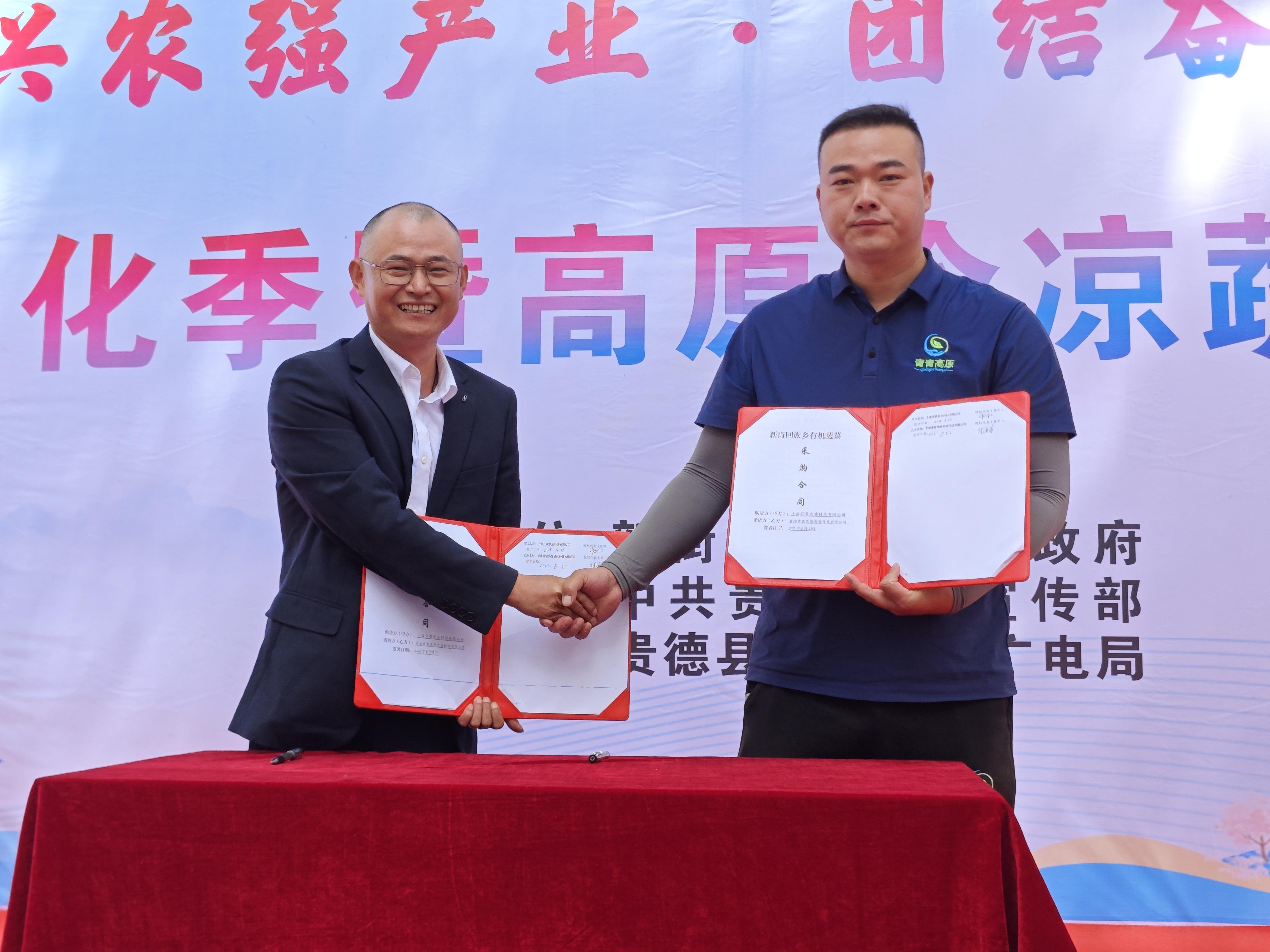 贵德新街乡第六届文化季暨高原冷凉蔬菜推介活动举办
