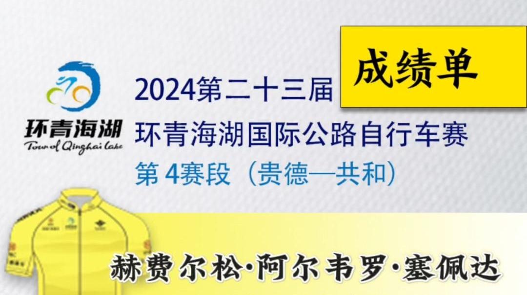 环湖赛快讯 | 第四赛段（贵德—共和）四色领骑衫归属
