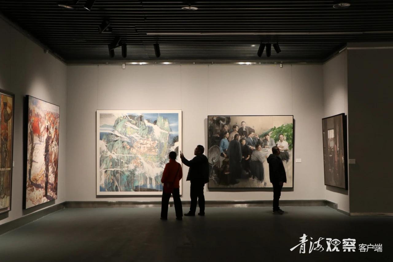 “第十四届全国美术作品展览进京作品（部分）巡展·青海”展出
