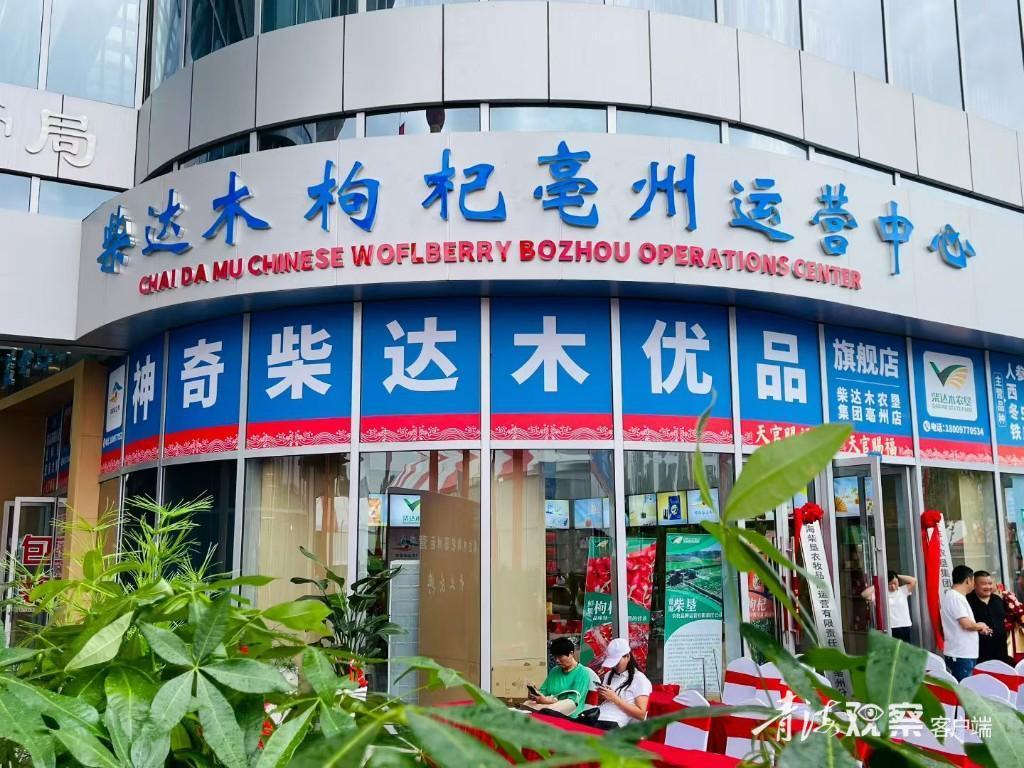 柴达木枸杞亳州运营中心在安徽亳州揭牌