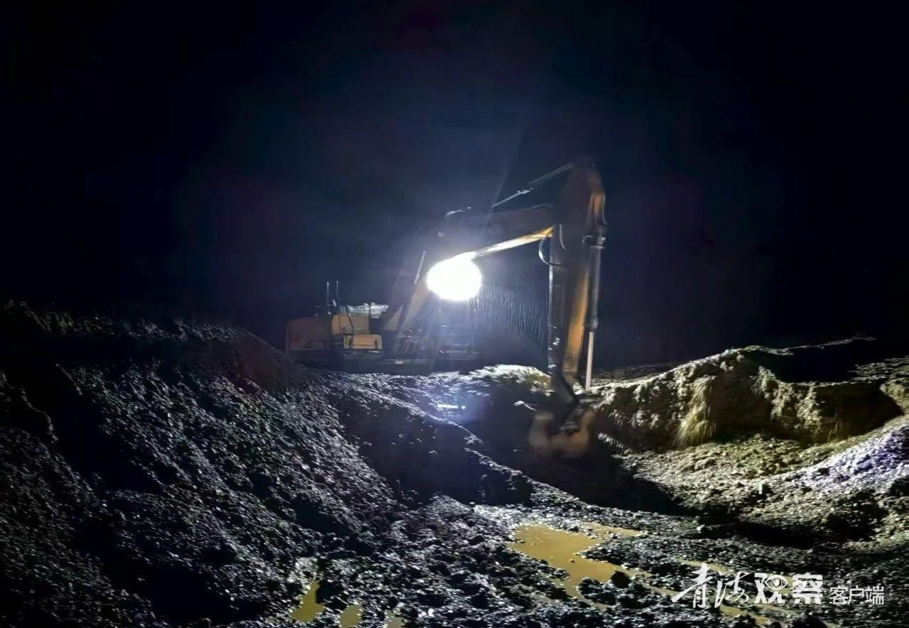 果洛：连夜处置道路险情 全力保障公路畅通