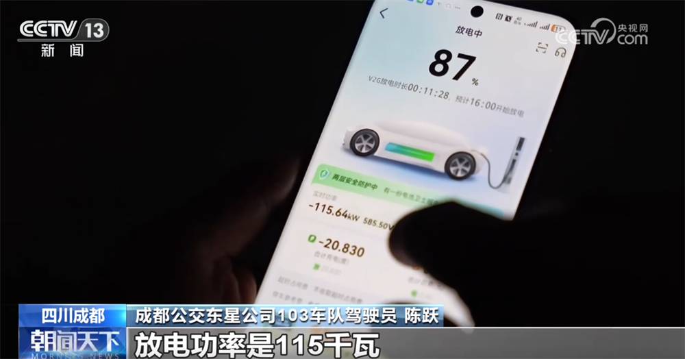公交车变身城市“充电宝” 反向放电“新”举措助力高温电力保供