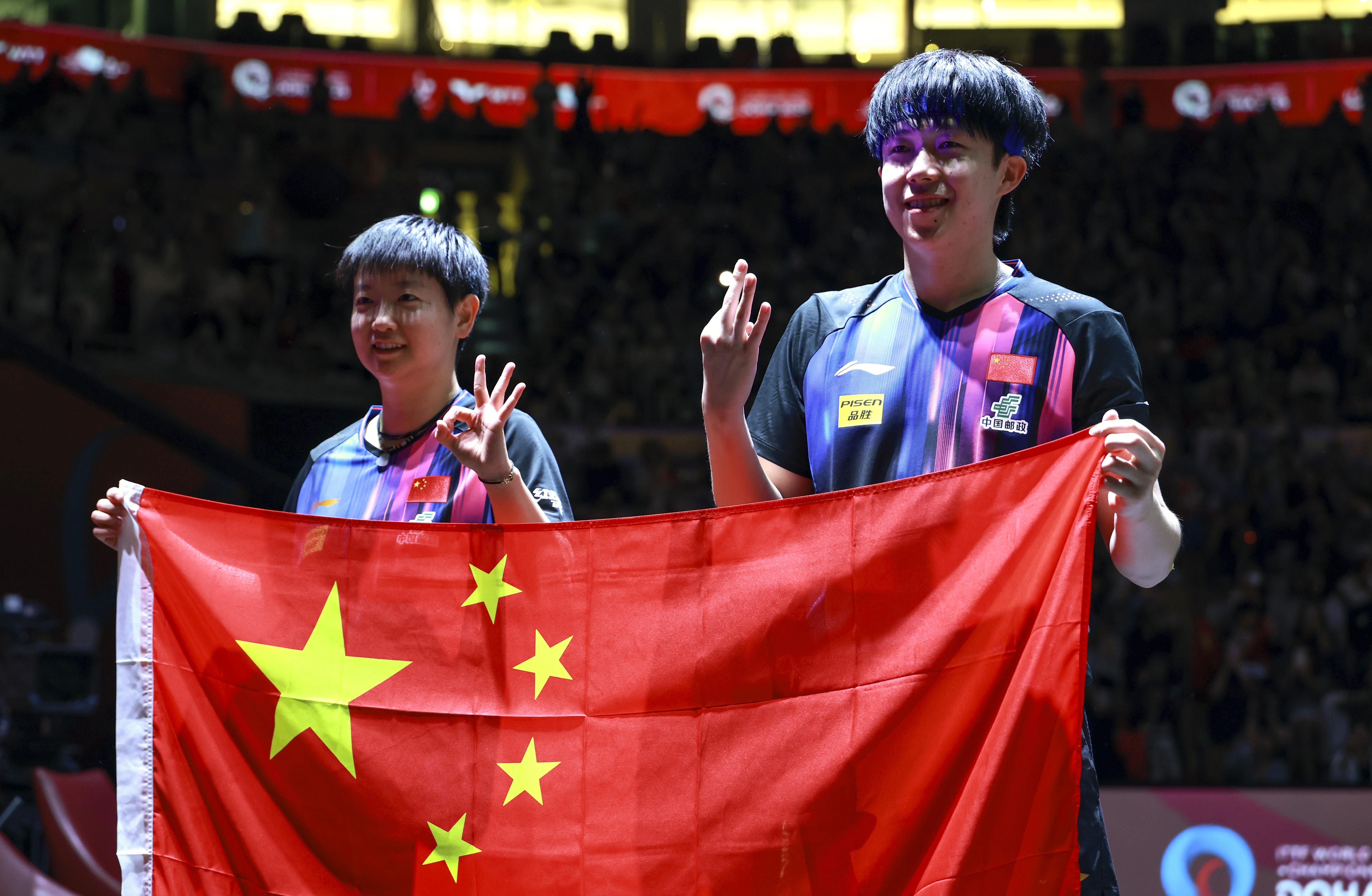 “莎头”组合将出战WTT中国大满贯赛