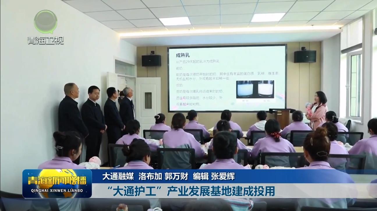 【市州县传真】“大通护工”产业发展基地建成投用