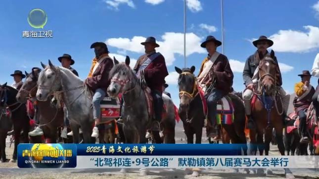 【2025青海文化旅游节】“北驾祁连·9号公路”默勒镇第八届赛马大会举行