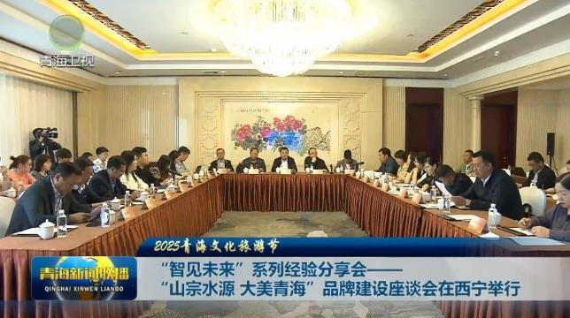 【2025青海文化旅游节】“智见未来”系列经验分享会——“山宗水源 大美青海”品牌建设座谈会在西宁举行